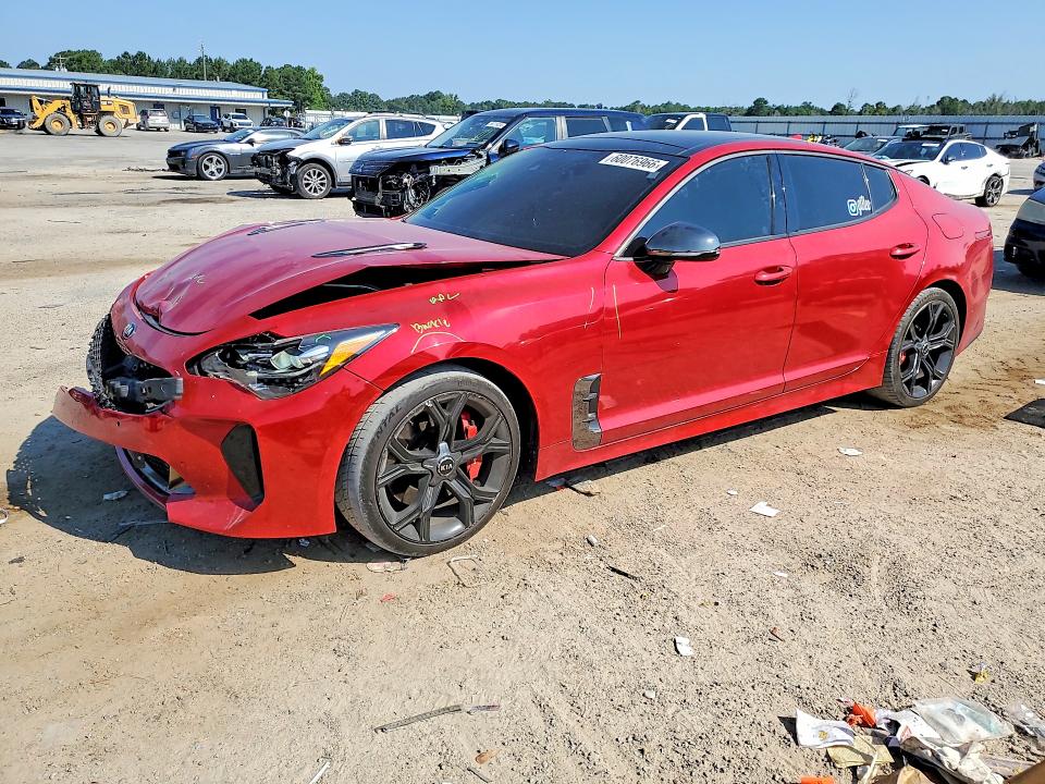 KIA STINGER 2019 with VIN KNAE45LC0K6055400 - Photo from auction