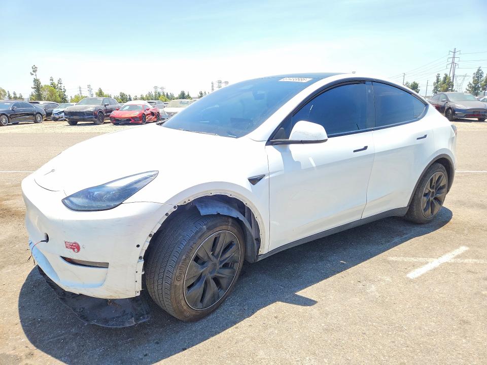 TESLA MODEL Y 2020 with VIN 5YJYGDEE8LF009092 - Photo from auction