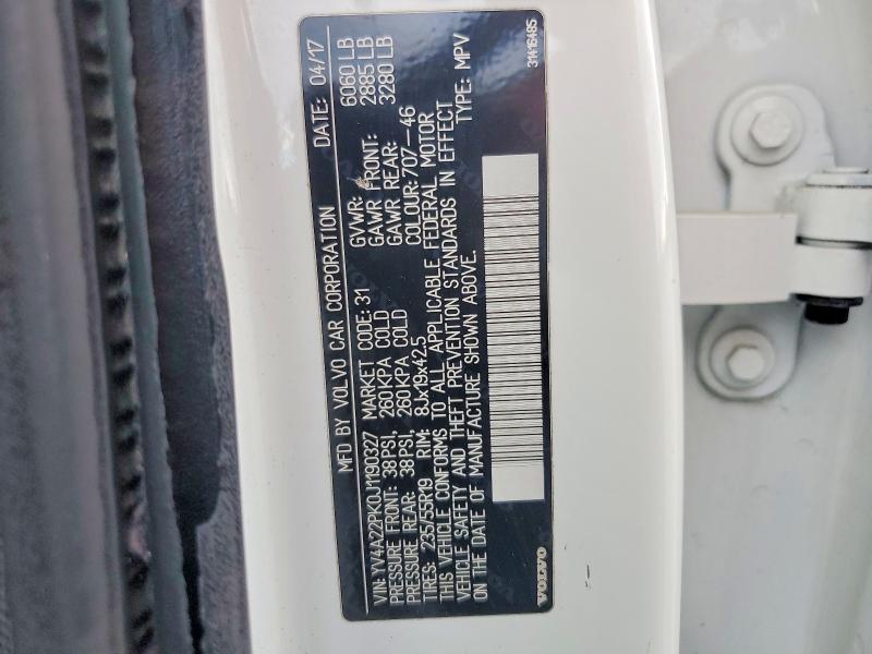 Photo 14 from auction – 2018 VOLVO XC90 with VIN YV4A22PK0J1190327