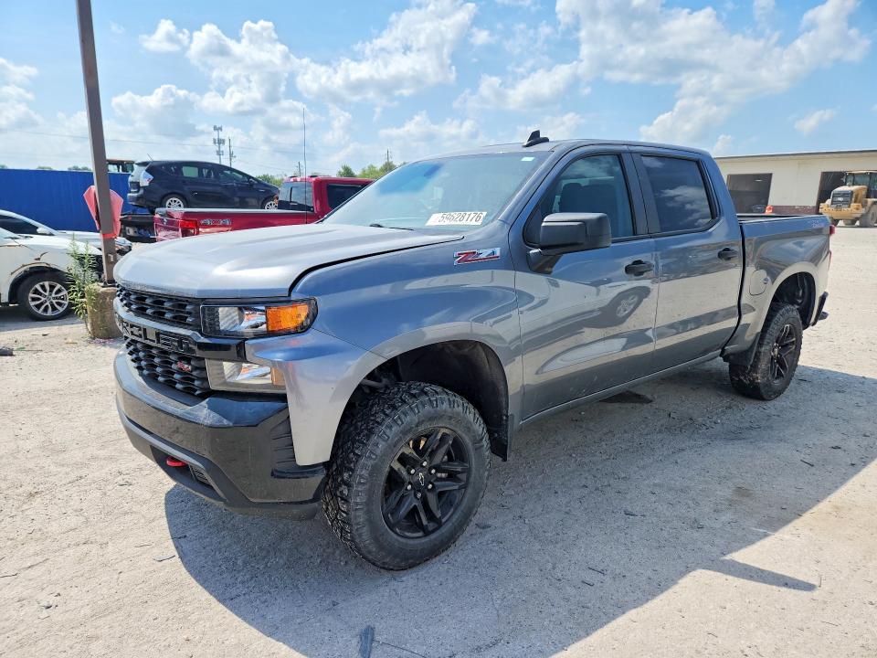 CHEVROLET SILVERADO 2021 with VIN 1GCPYCEF1MZ230833 - Photo from auction