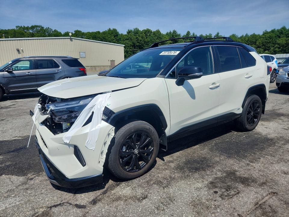 TOYOTA RAV4 2022 with VIN 4T3E6RFV9NU089887 - Photo from auction