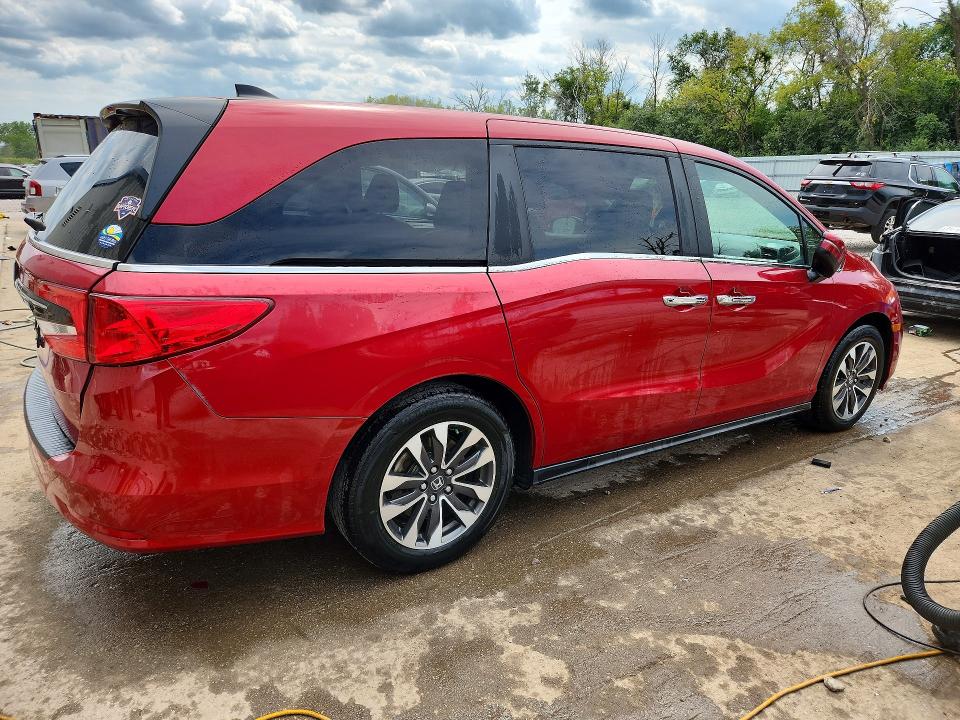 Photo 3 from auction – 2022 HONDA ODYSSEY with VIN 5FNRL6H75NB053594
