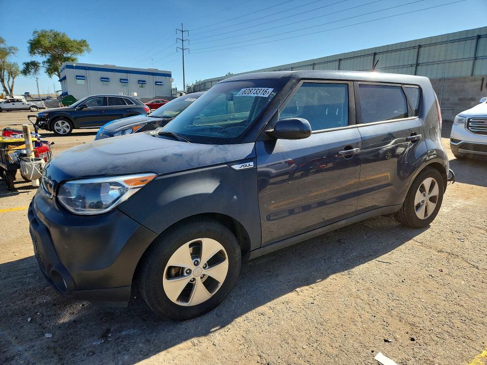 KIA SOUL 2016 with VIN KNDJP3A55G7327121 - Photo from auction