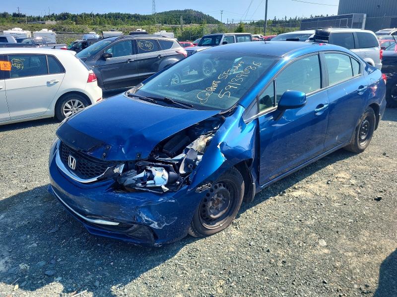 HONDA CIVIC 2013 with VIN 2HGFB2F48DH020235 - Photo from auction