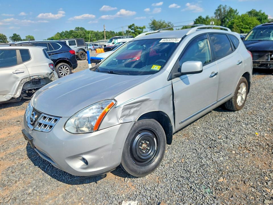 NISSAN ROGUE 2013 with VIN JN8AS5MV2DW615061 - Photo from auction