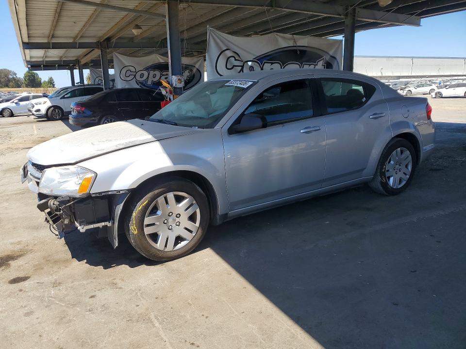 DODGE AVENGER 2012 with VIN 1C3CDZAB0CN230767 - Photo from auction