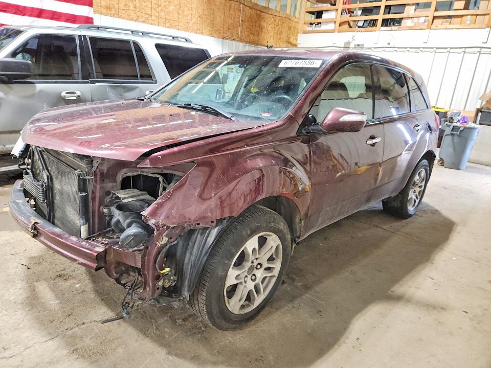 Photo 1 from auction – 2007 ACURA MDX with VIN 2HNYD28217H511631