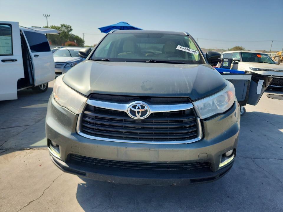 Photo 5 from auction – 2014 TOYOTA HIGHLANDER with VIN 5TDYKRFHXES006021