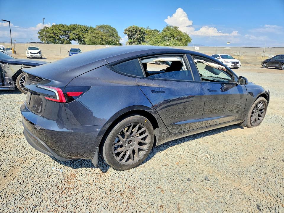 Photo 3 from auction – 2025 TESLA MODEL 3 with VIN 5YJ3E1EA4SF012842