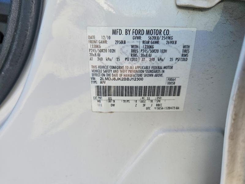 Photo 14 from auction – 2011 LINCOLN MKX with VIN 2LMDJ8JK2BBJ12300