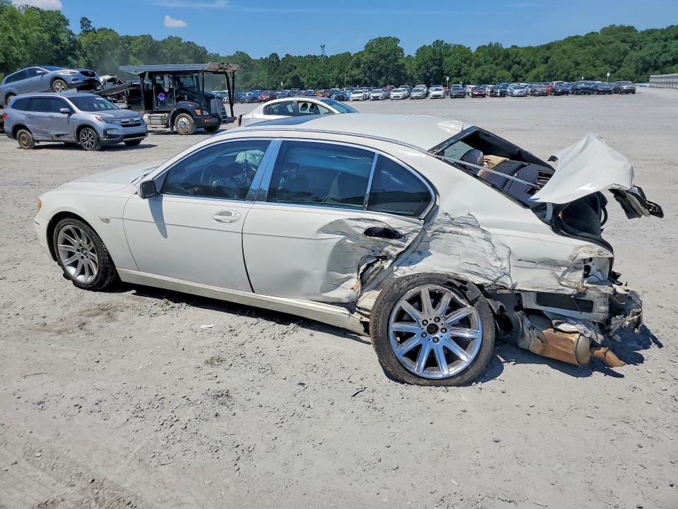Photo 2 from auction – 2006 BMW 750 with VIN WBAHN83506DT28656