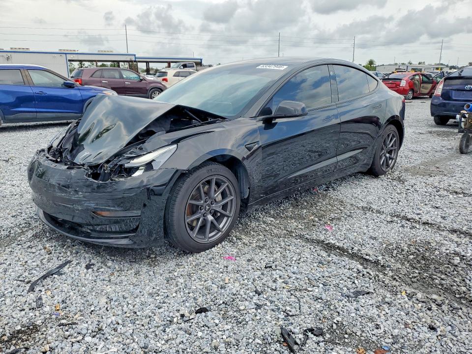TESLA MODEL 3 2021 with VIN 5YJ3E1EA3MF919598 - Photo from auction