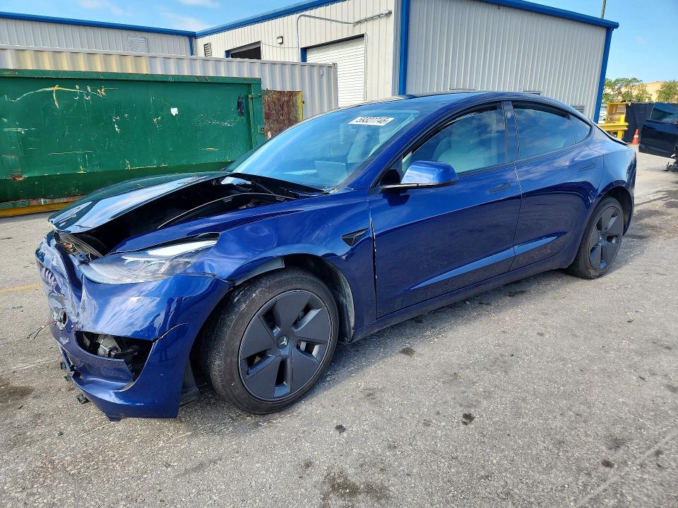 TESLA MODEL 3 2023 with VIN 5YJ3E1EA4PF412388 - Photo from auction