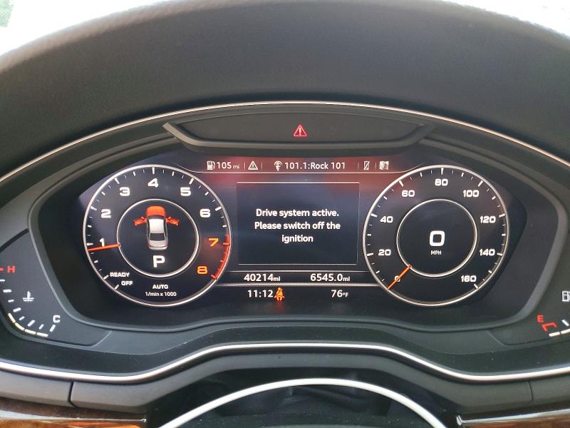 Photo 9 from auction – 2019 AUDI A4 with VIN WAUENAF47KA003432