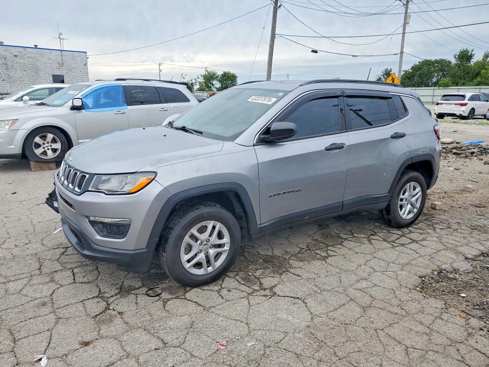 JEEP COMPASS 2020 with VIN 3C4NJDAB4LT209369 - Photo from auction