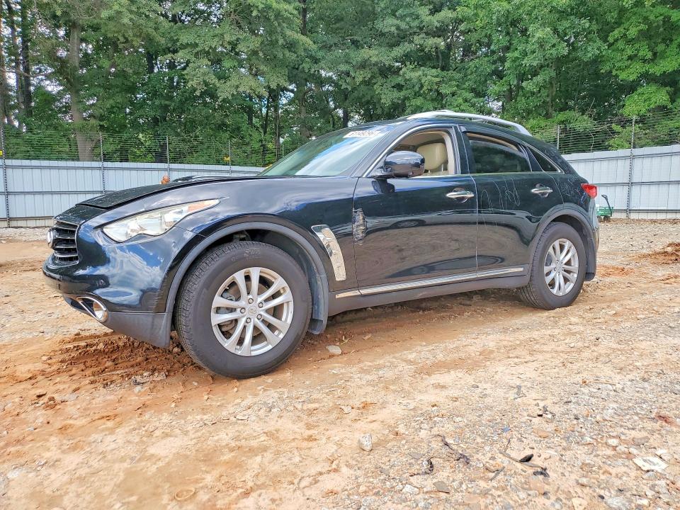 INFINITI FX35 2012 with VIN JN8AS1MU3CM121978 - Photo from auction