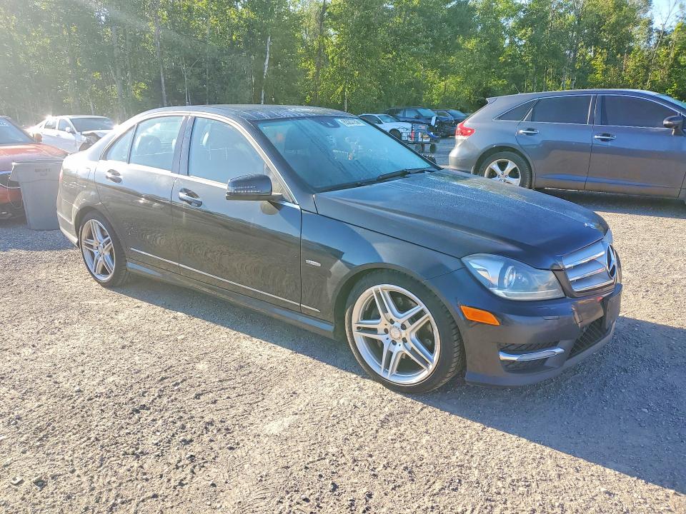 Photo 4 from auction – 2012 MERCEDES-BENZ C with VIN WDDGF8JB0CA601022