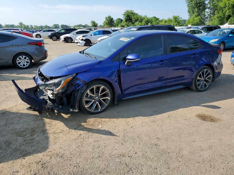 TOYOTA COROLLA 2020 with VIN 5YFB4RBE9LP003631 - Photo from auction