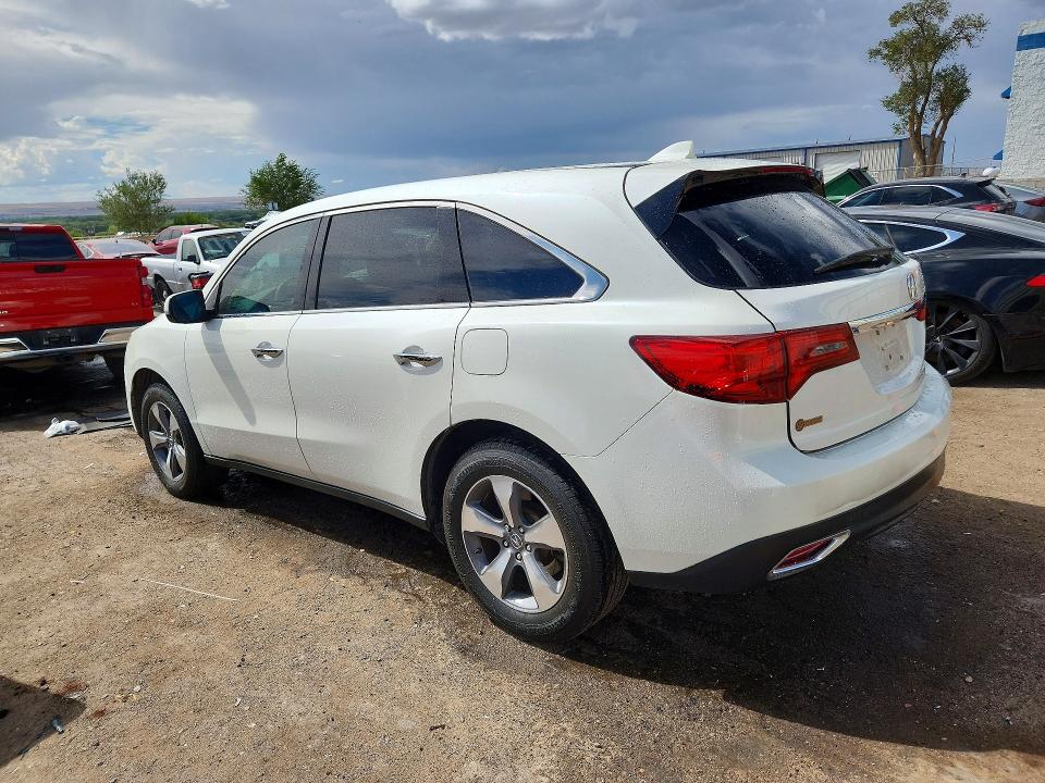 Photo 2 from auction – 2014 ACURA MDX with VIN 5FRYD3H24EB002713