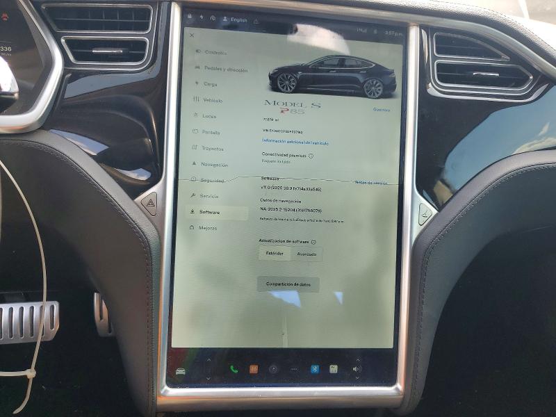 Photo 9 from auction – 2013 TESLA MODEL S with VIN 5YJSA1CP5DFP27162