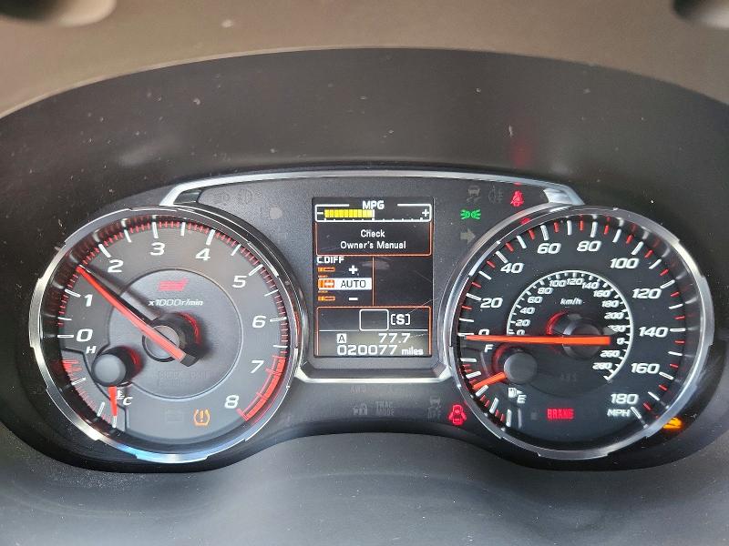 Photo 9 from auction – 2019 SUBARU WRX with VIN JF1VA2R67K9831117