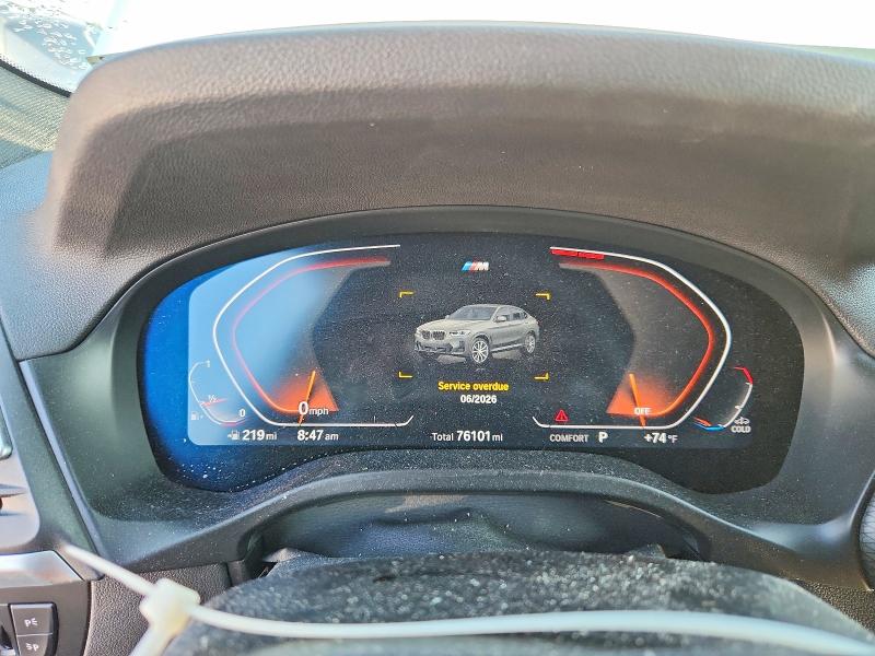 Photo 9 from auction – 2022 BMW X4 with VIN 5UX33DT08N9M23157