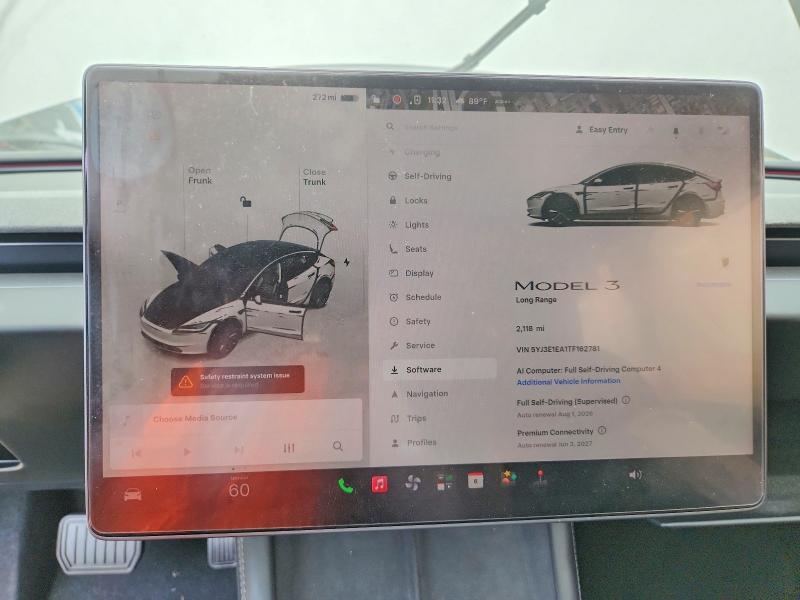 Photo 9 from auction – 2026 TESLA MODEL 3 with VIN 5YJ3E1EA1TF162781
