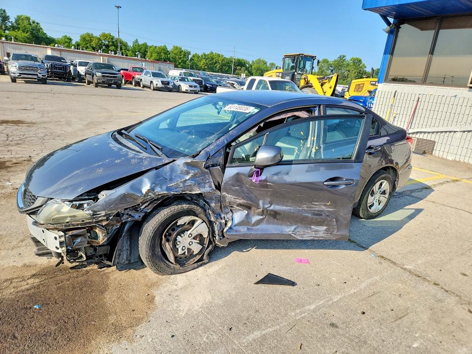 HONDA CIVIC 2013 with VIN 19XFB2F57DE028684 - Photo from auction