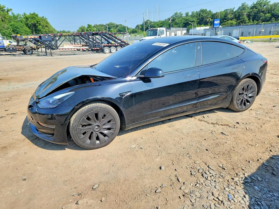 TESLA MODEL 3 2022 with VIN 5YJ3E1EB2NF230453 - Photo from auction