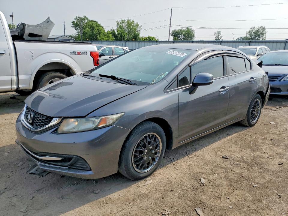 HONDA CIVIC 2013 with VIN 2HGFB2F57DH538765 - Photo from auction
