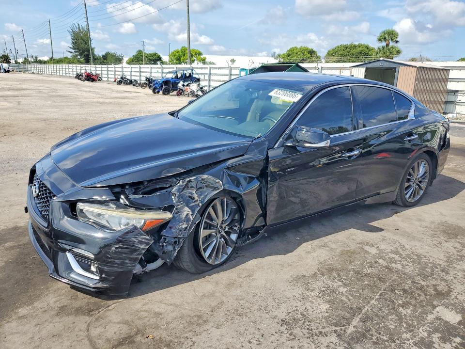 INFINITI Q50 2019 with VIN JN1EV7AP4KM514458 - Photo from auction