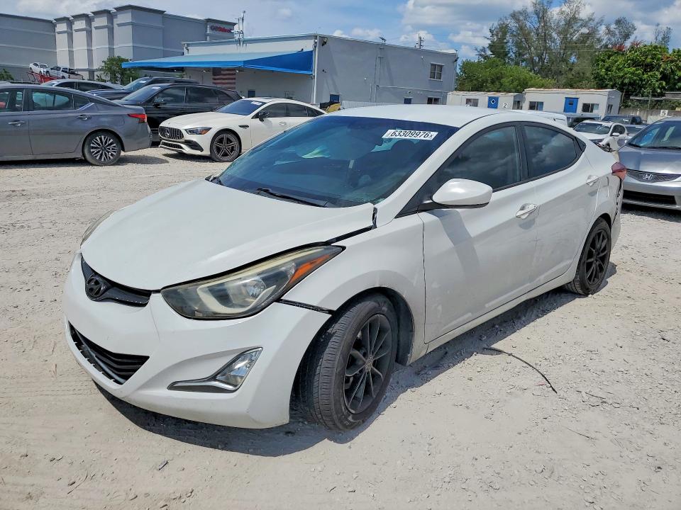 HYUNDAI ELANTRA 2015 with VIN 5NPDH4AE7FH560718 - Photo from auction