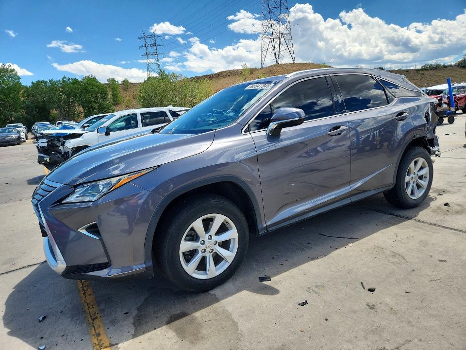 LEXUS RX 350 2016 with VIN 2T2BZMCA4GC020497 - Photo from auction