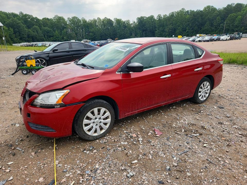 Photo 1 from auction – 2014 NISSAN SENTRA with VIN 3N1AB7AP3EL684431