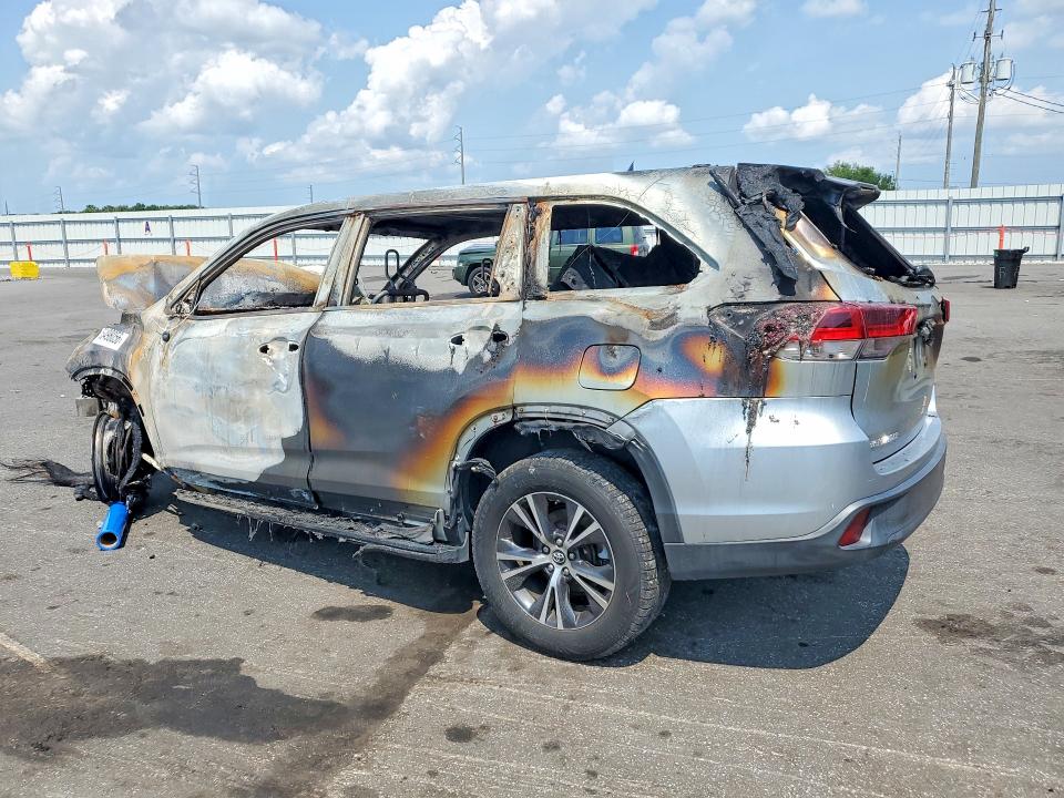 Photo 2 from auction – 2018 TOYOTA HIGHLANDER with VIN 5TDZARFH2JS040696