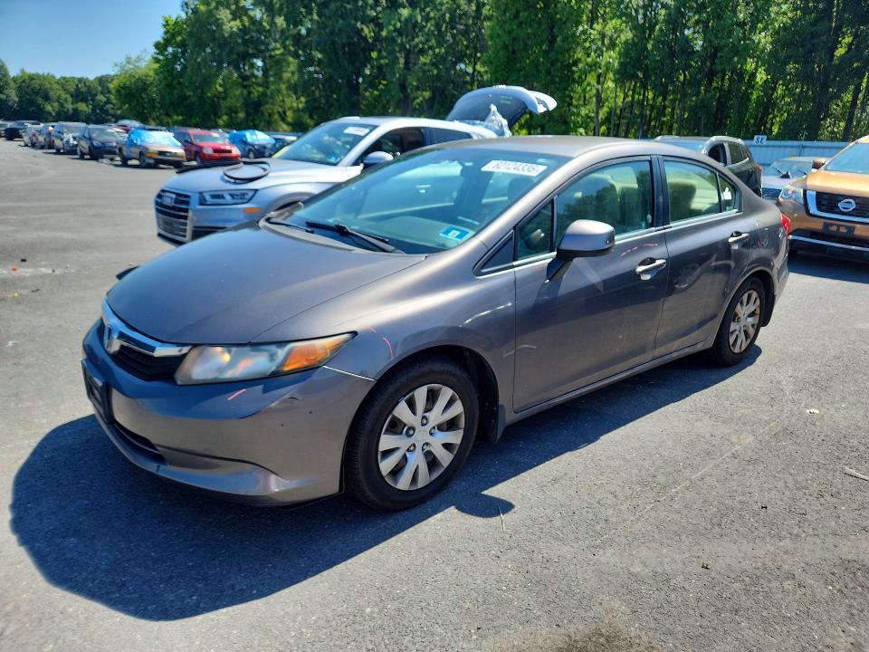 HONDA CIVIC 2012 with VIN 19XFB2F59CE336387 - Photo from auction