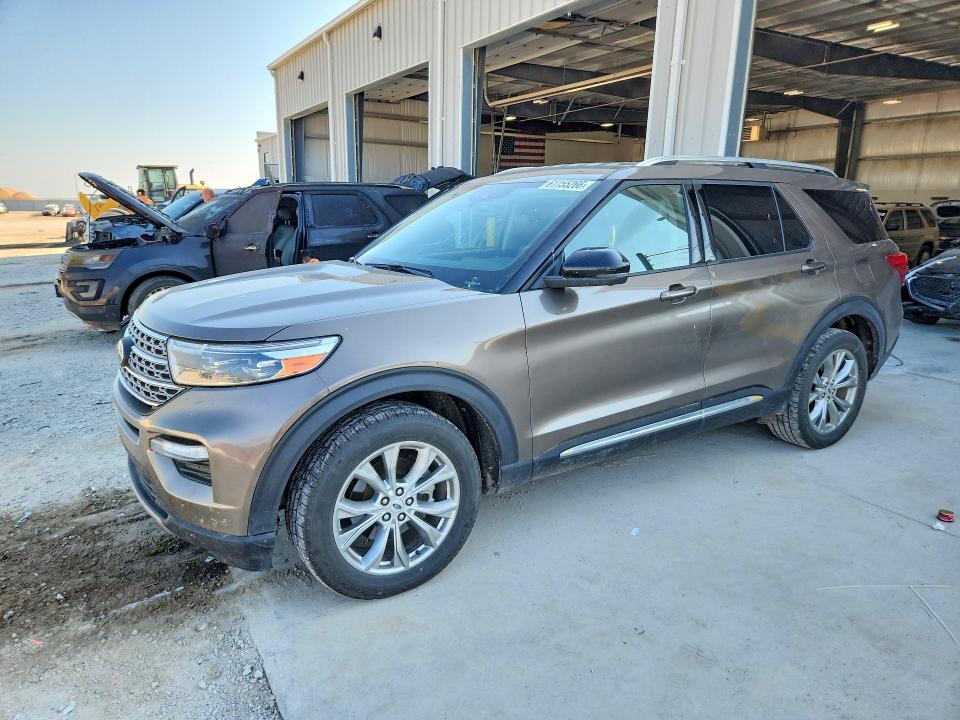 FORD EXPLORER 2021 with VIN 1FMSK8FH9MGA21033 - Photo from auction