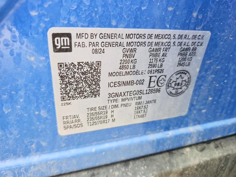 Photo 14 from auction – 2025 CHEVROLET EQUINOX with VIN 3GNAXTEG0SL128596