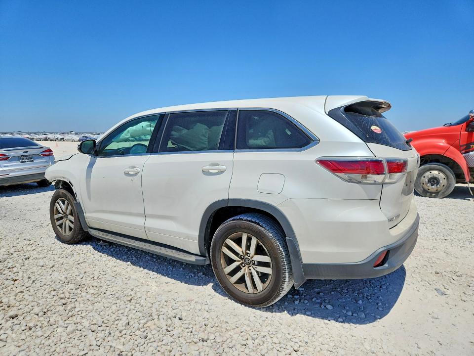 Photo 2 from auction – 2016 TOYOTA HIGHLANDER with VIN 5TDZARFH6GS021268