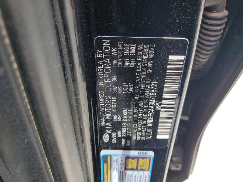Photo 14 from auction – 2021 KIA SELTOS with VIN KNDEPCAA9M7188721
