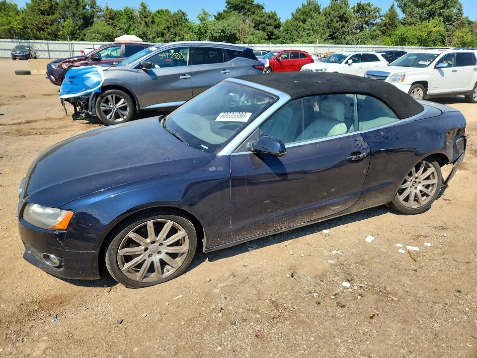AUDI A5 2010 with VIN WAULFAFHXAN012477 - Photo from auction