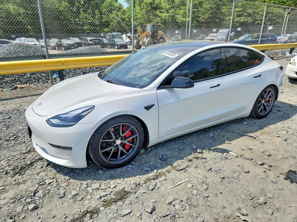 TESLA MODEL 3 2021 with VIN 5YJ3E1EA8MF981787 - Photo from auction