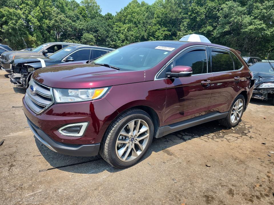 FORD EDGE 2018 with VIN 2FMPK3K83JBC18328 - Photo from auction