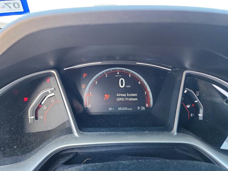 Photo 9 from auction – 2020 HONDA CIVIC with VIN 19XFC2F87LE022521
