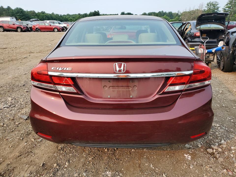 Photo 6 from auction – 2013 HONDA CIVIC with VIN 19XFB2F94DE200141