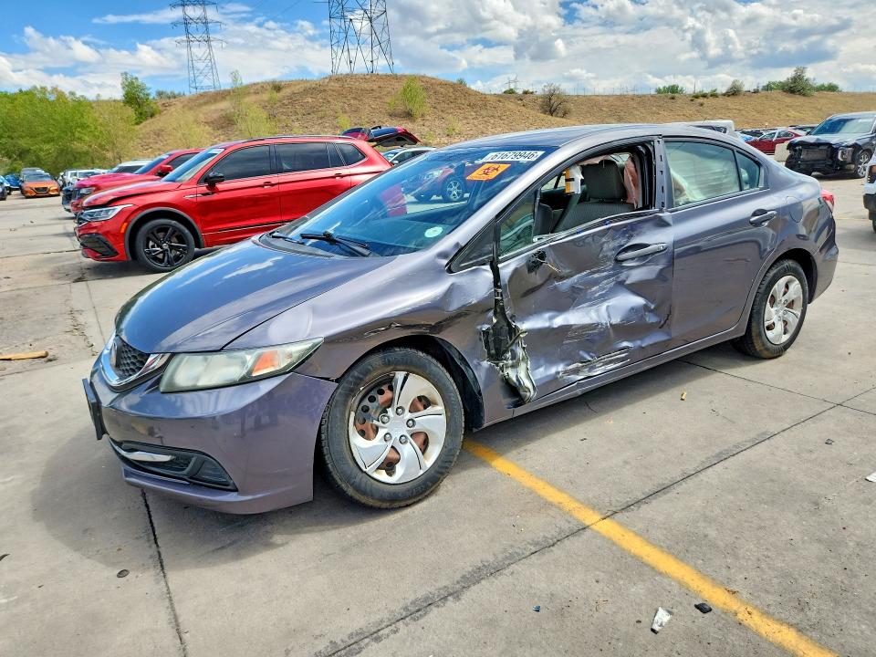 HONDA CIVIC 2015 with VIN 2HGFB2F51FH521270 - Photo from auction