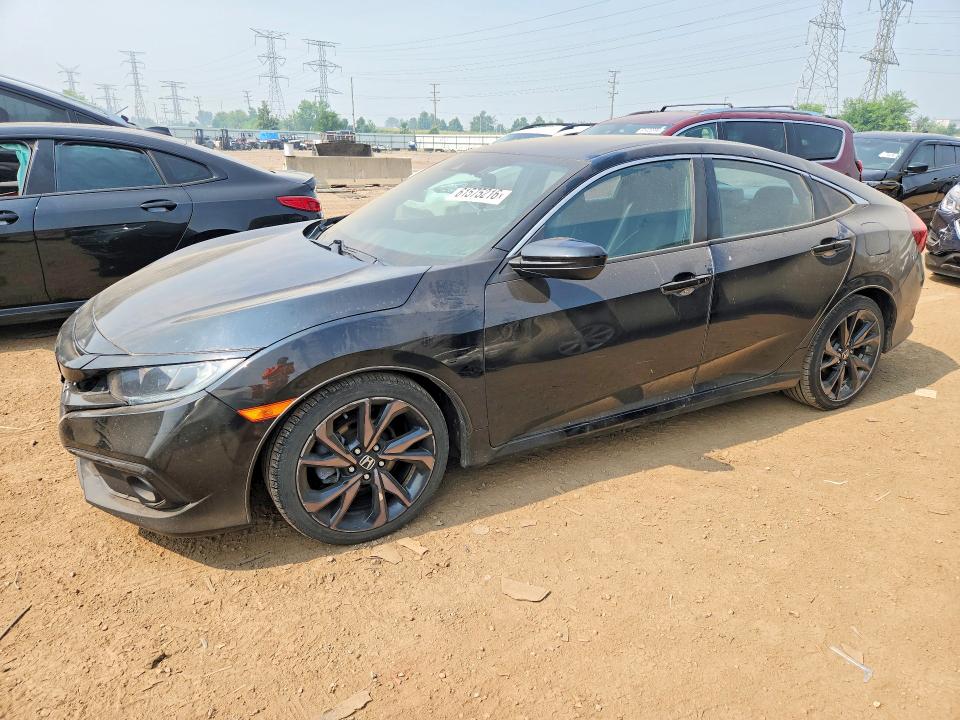 HONDA CIVIC 2020 with VIN 19XFC2F84LE023965 - Photo from auction