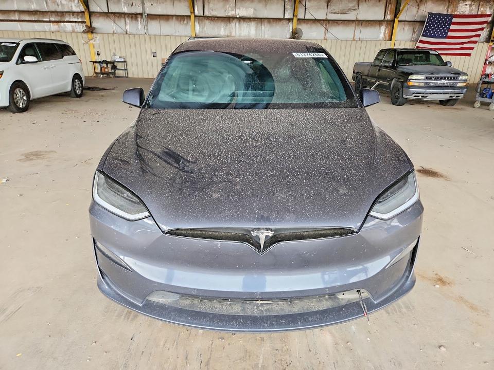 Photo 5 from auction – 2022 TESLA MODEL X with VIN 7SAXCBE57NF335418