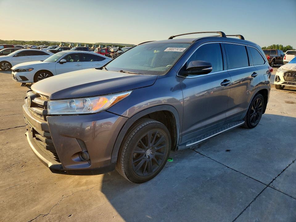 Photo 1 from auction – 2019 TOYOTA HIGHLANDER with VIN 5TDKZRFH0KS570063