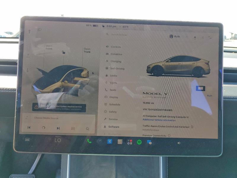 Photo 9 from auction – 2026 TESLA MODEL Y with VIN 7SAYGDED8TF384863